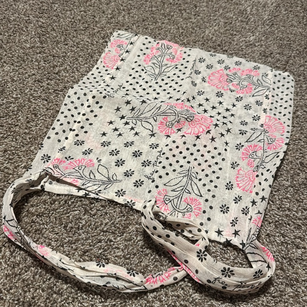 Free People lightweight cheesecloth tote bag - new! - Picture 5 of 6